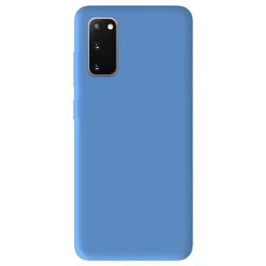 Coque silicone unie compatible Mat Bleu Samsung Galaxy S20 FE