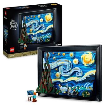Idee 21333 Vincent Van Gogh - Notte stellata, riproduzione del dipinto su tela