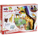Animaux magnétiques - 0065 - 4 grands animaux Funny Puzzle, boîte ouverte - 16 pieces - Des 12 mois