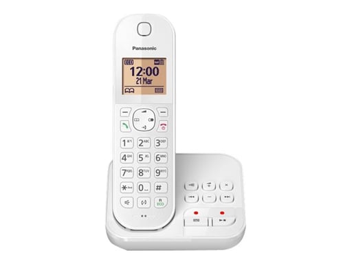 Panasonic KX-TGC420FRW teléfono Teléfono DECT Identificador de llamadas Blanco