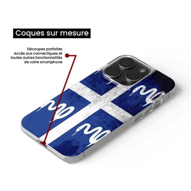 Guscio in silicone - Compatibile con Google Pixel 8a - Design della bandiera della Martinica