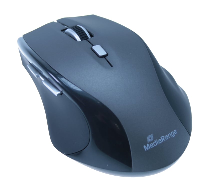 Souris MediaRange MROS203 – Optique 1600 DPI, Droitier, Sans Fil, 5 Boutons - vue 2