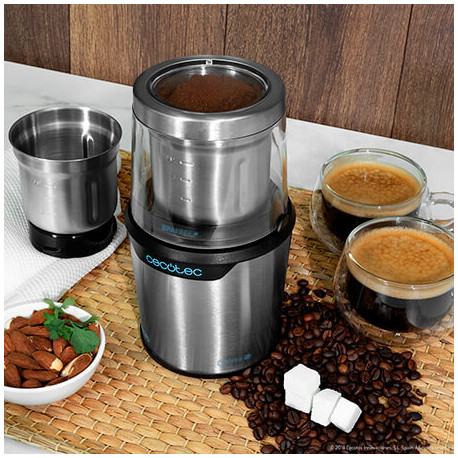 Moulin À Café Cecotec TitanMill 300 DuoClean – 300 W, Acier Inoxydable - vue 4