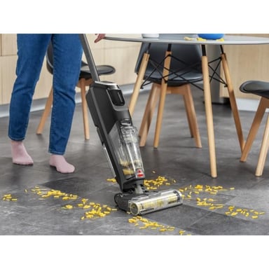 Bissell CrossWave OmniForce Edge Select Aspirateur traineau Batterie Sec&humide Polytétrafluoroéthylène (PTFE) Sans sac 0 L 22 W Noir, Gris