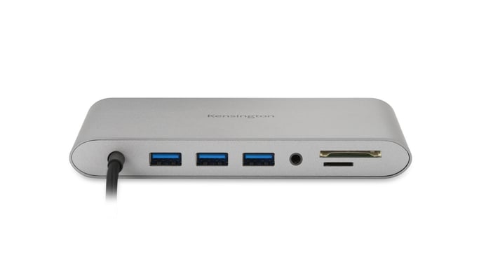 Kensington UH1440P Station d'accueil mobile USB-C 5 Gbits/s sans pilote avec double sortie vidéo – DP/HDMI/VGA