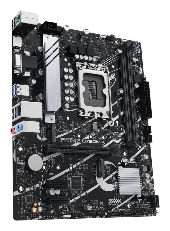 ASUS PRIME B760M K D4 - vue 3