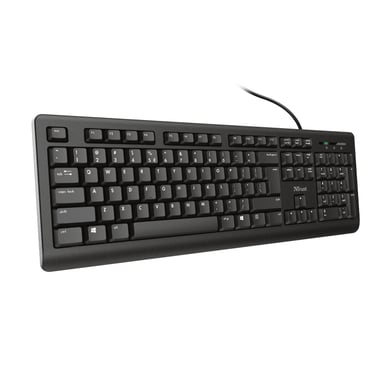 Trust TK-150 teclado Universal USB QWERTY Español Negro