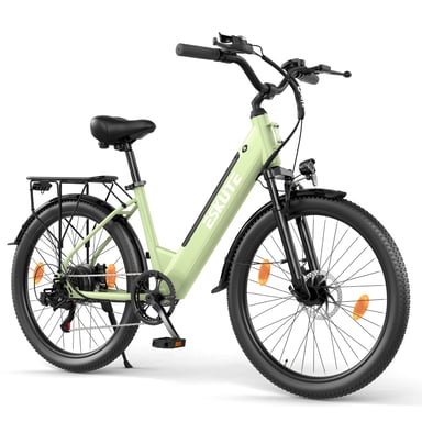 Bici elettrica da città ESKUTE C100 Plus, 26'', motore da 250 W, batteria da 36 V e 13 Ah