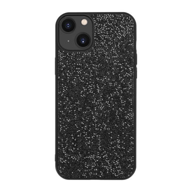 Custodia Bling Strass per Apple iPhone 14 Plus, nero notte