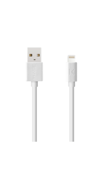 Cable Lightning de carga/sincronización Apple con certificación MFi (2M), blanco brillante