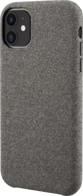 Funda de tela para Apple iPhone 11, gris claro