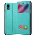 Coque pour Apple iPhone XR en TURQUOISE MENTHE Housse de protection Étui avec fermeture magnétique, fonction de support et 2 fenêtres de visualisation