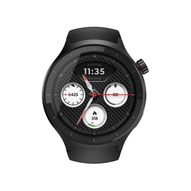 Motorola Moto Watch 3,63 cm (1.43'') OLED 47 mm Numérique Écran tactile Noir GPS (satellite)