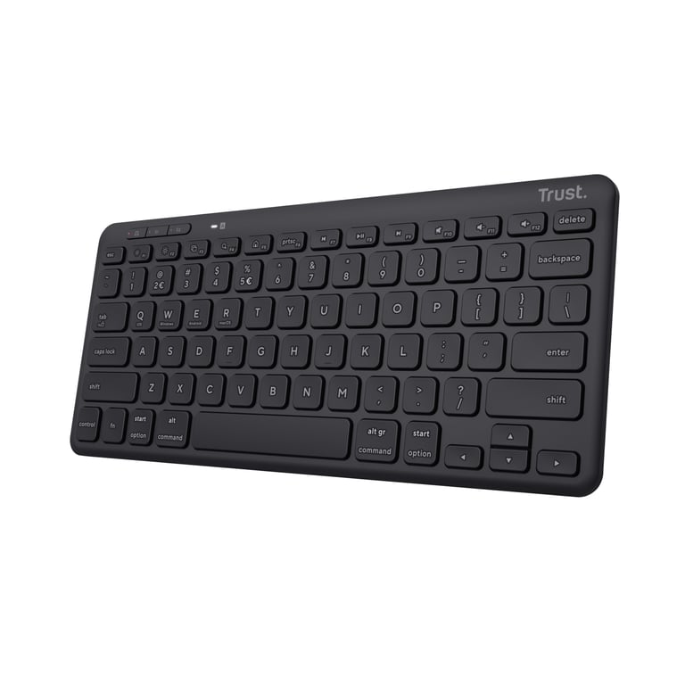 Trust Lyra clavier Bureau USB + RF Wireless + Bluetooth QWERTY Espagnole Neuf