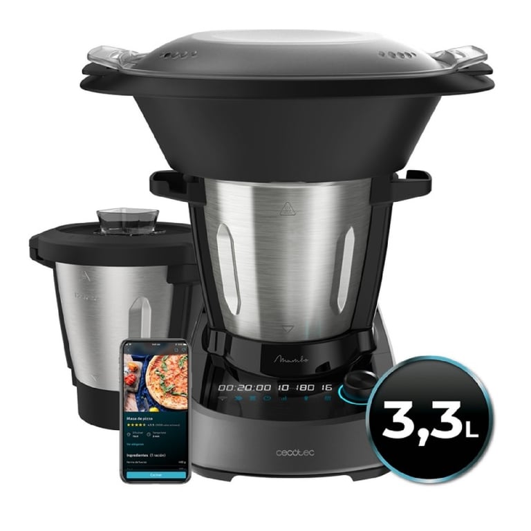 Robot de Cuisine Cecotec Mambo 11090 – 1600 W, 37 Fonctions, 3,3 L - vue 3