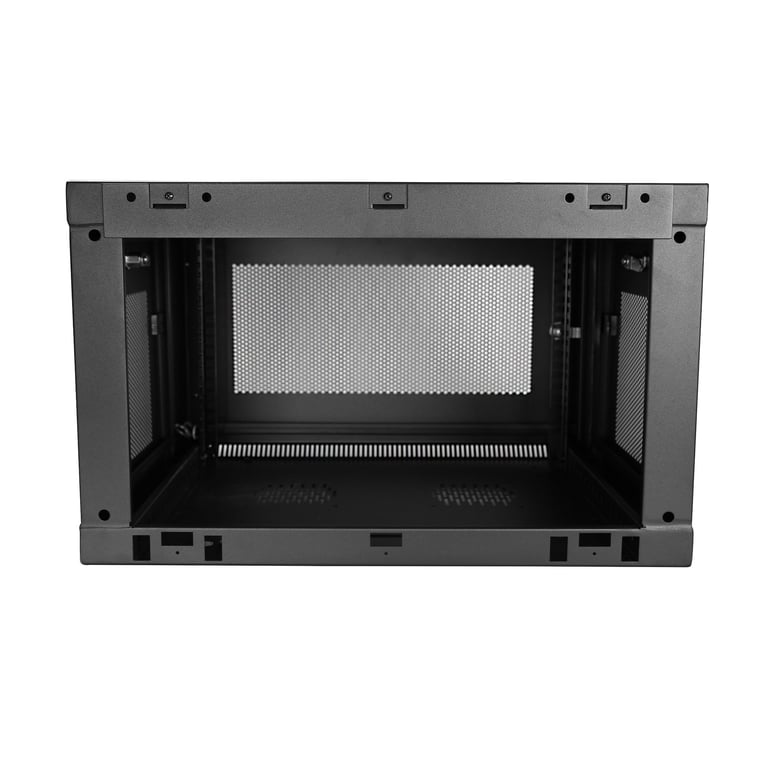 StarTech.com Armoire Réseau Murale à 2 Montants 6U avec Étagère 1U Armoire Serveur Murale 19 à Charnières pour Équipement ITAVÉlectroniqueOrdinateur Armoire Rack Ventilée Flexible Neuf - vue 3