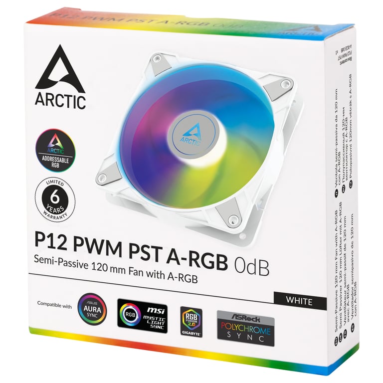 Arctic P12 PWM PST A RGB 0dB - vue 5