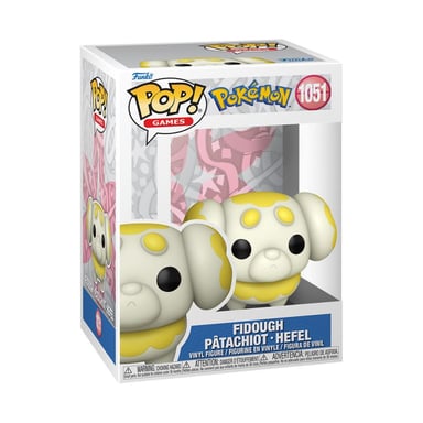 Figurine Funko Pop Games Pokémon Fidough Pâtachiot Hefel