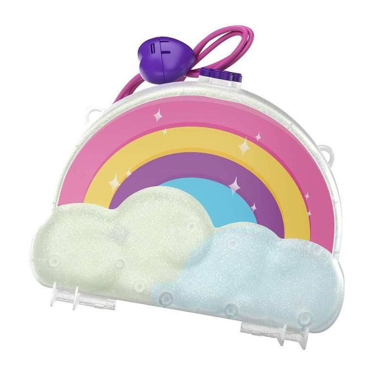 POLLY POCKET Coffret Sac a Surprises Nuage Arc en Ciel GKJ65 Coffret mini figurine et + Neuf - vue 3