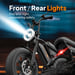Bicicleta Eléctrica | URLIFE | T16 | 500W 48V13Ah 16'' Frenos de Disco eBike - Negro