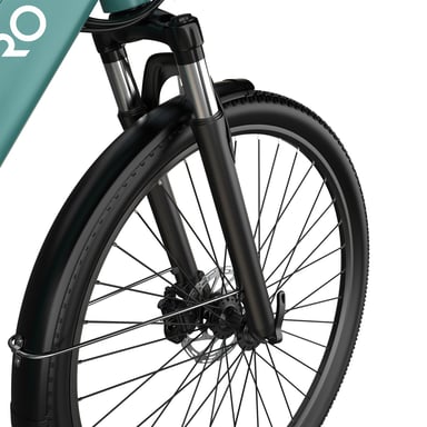 Vélo électrique urbain VELOPRO C1 PRO 28'' avec moteur 250 W et batterie 36 V 18 Ah - Bleu