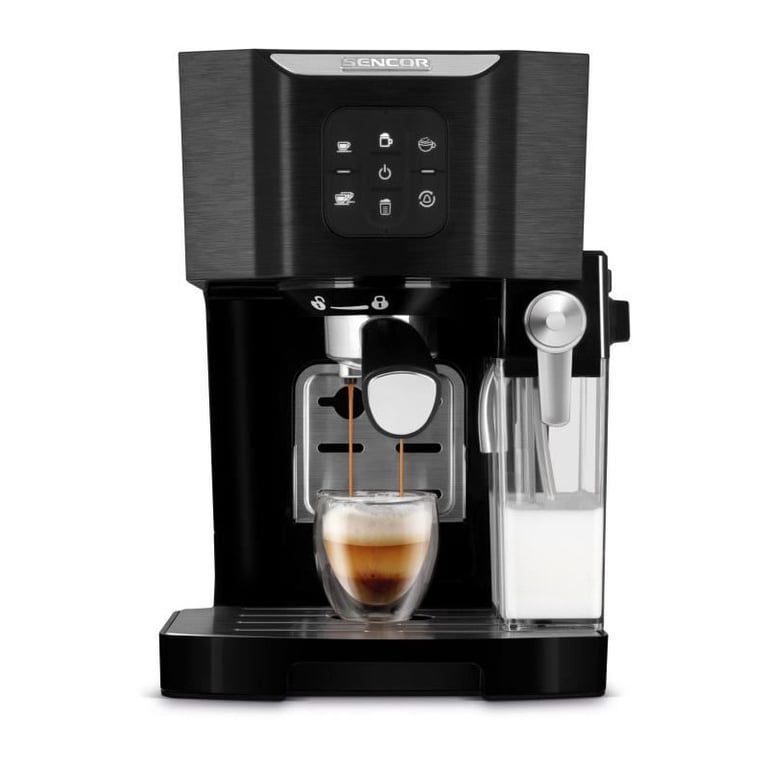 Machine Expresso Sencor SES 4040BK – 20 Bars, 1450W, Mousseur à Lait - vue 2