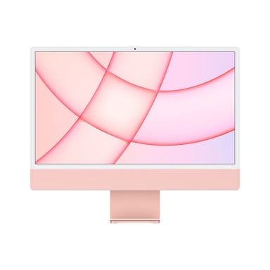 Apple iMac Apple M M1 61 cm (24'') 4480 x 2520 pixels PC All-in-One 8 Go 256 Go SSD macOS Big Sur Wi-Fi 6 (802.11ax) Rose