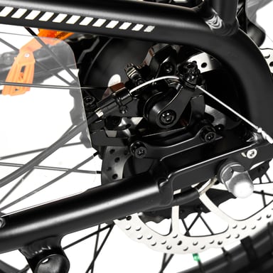 Bicicleta eléctrica urbana PIXAR Plus7 de 20'', motor de 500 W, batería de 48 V y 20,4 Ah