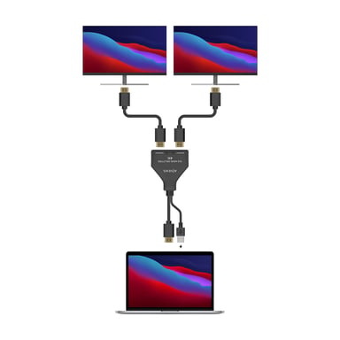 AISENS A123-0654 répartiteur vidéo HDMI 2x HDMI