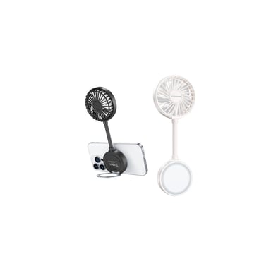 Ventilador Portátil con Fijación Magnética Magsafe - Función de Pie - 3 Velocidades - Negro - Usams