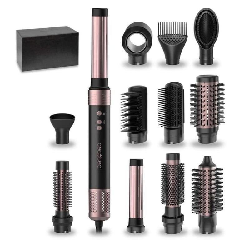 Brosse soufflante multifonction Bamba CeramicCare 12in1 Technologie Coanda 12 têtes