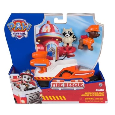 Spin Master VÉHICULE + FIGURINE FIRE RESCUE ZUMA La Pat' Patrouille - vue 1