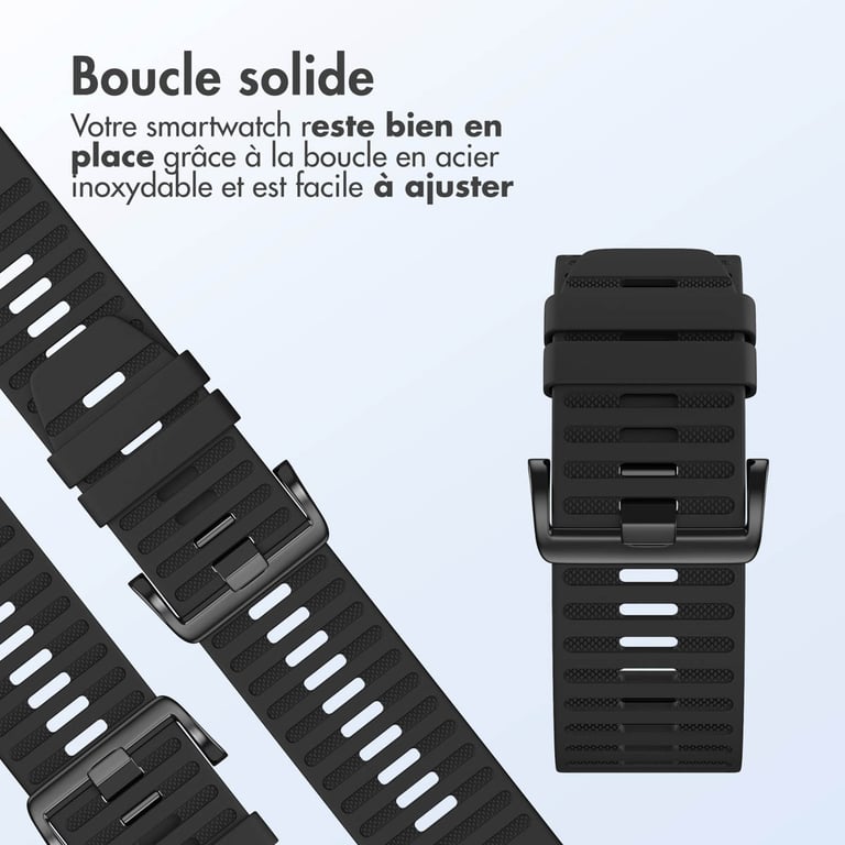 imoshion QuickFit® Bracelet en silicone Stripe pour Garmin Watch | Fixation 26 mm Neuf - vue 2