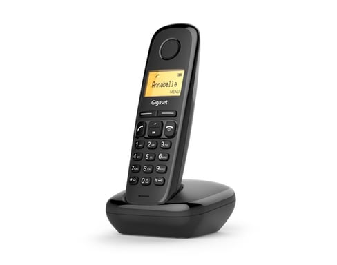 Gigaset A170 Solo Téléphone DECT Identification de l'appelant Noir - Neuf