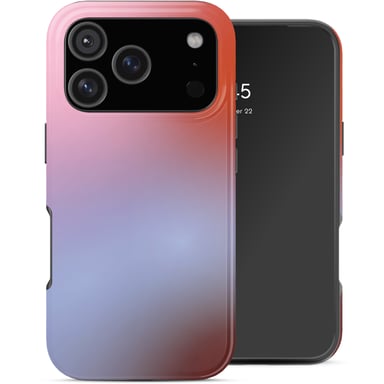 Selencia Coque arrière Vivid avec MagSafe pour Apple iPhone 17 Pro - Gradient Soft Blush