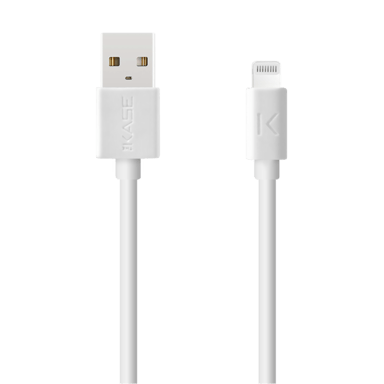 Cable Lightning con certificación MFi Apple Charge Speed 3A de carga/sincronización (3M), blanco brillante