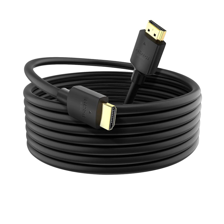 Câble HDMI 2.0 pour TV 4K 60Hz Connecteurs Plaqués Or 3m Noir - Neuf