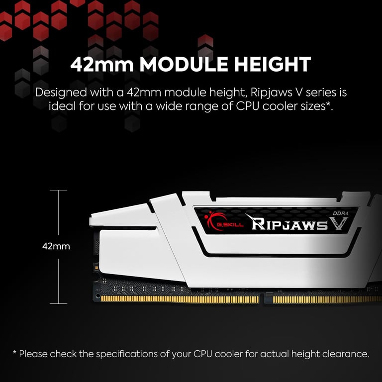 G.Skill RipJaws 5 Series 2 x DDR4 3200 MHz CL16 - vue 3