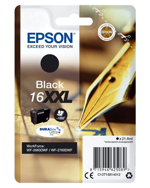 Cartouche d'encre originale Epson Nº16XXL 10 Unités - vue 2