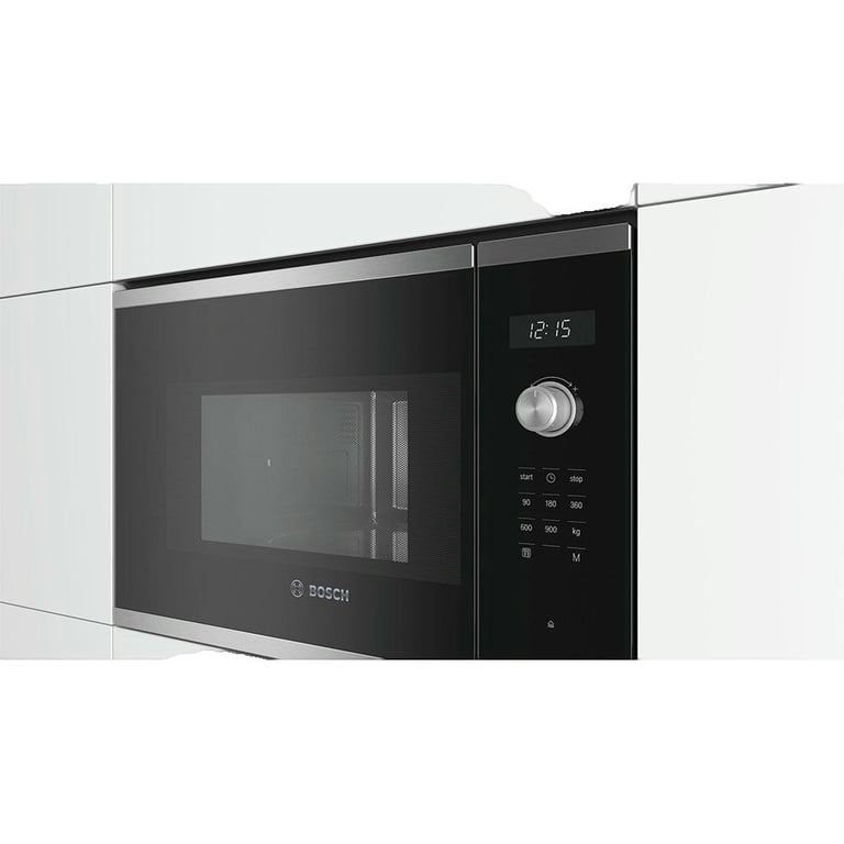 Micro-Ondes Bosch BFL554MS0 – 25L 900W Encastrable Inox - vue 7