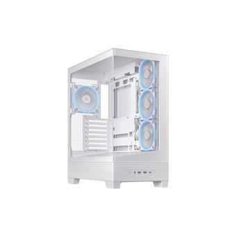 Boîtier PC Asus A31 PLUS TG ARGB Moyen Tour Verre Trempé RGB ATXMicro ATXMini ITX Neuf