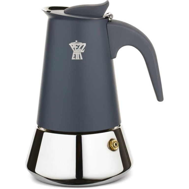 Cafetière italienne PEZZETTI STEELEXPRESS Acier inoxydable 10 tasses Tous feux dont induction - vue 7