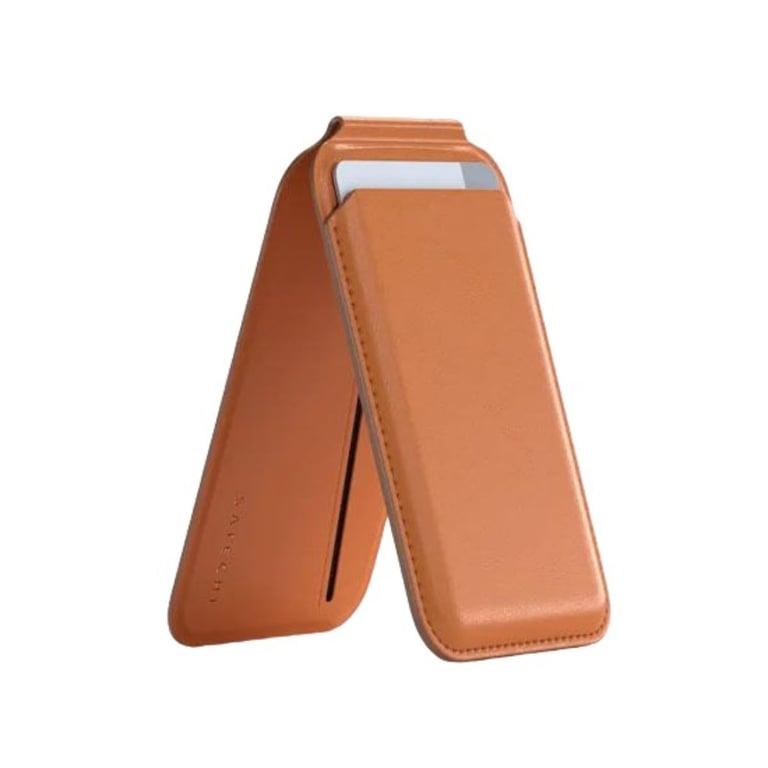 Porte carte MagSafe pour iPhone avec Fonction Support en Cuir Neuf