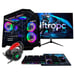 NitroPc - PC Gamer complet Avancé - AMD Ryzen 7 5800X, RTX 5060 Ti 16Go, RAM 32Go, M.2 1TB, Windows 11 Pro, WiFi, Écran 24'' FullHD et accessoires, Noir