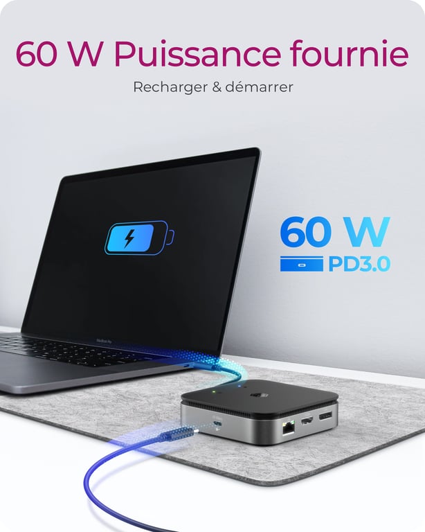 ICY BOX IB DK408 C41 Avec fil USB4 Neuf - vue 3