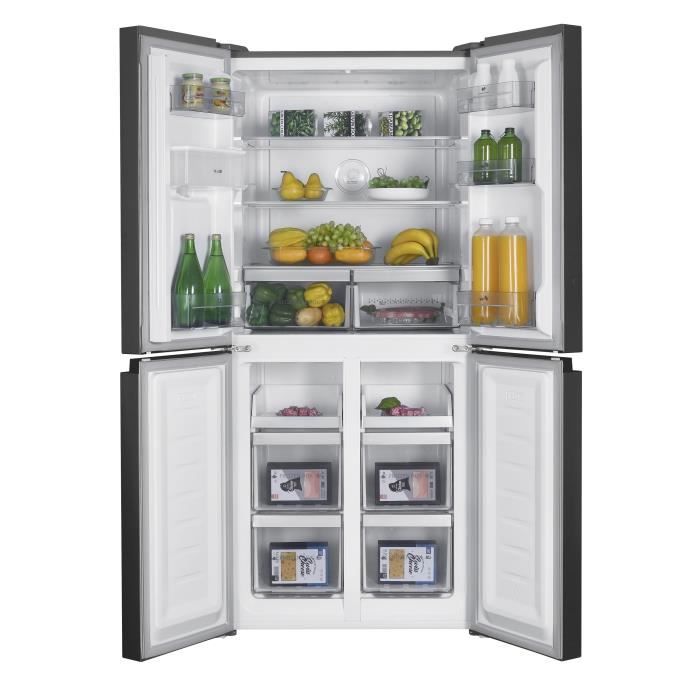 Réfrigérateur Continental Edison CERA4D464IX – Multi Portes 464L Total No Frost - vue 4