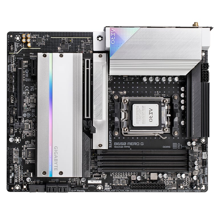 Gigabyte B650 AERO G (rev. 1.0) AMD B650 Emplacement AM5 ATX