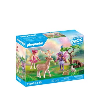 Playmobil 71800 Starter Pack Hadas Con Animales Del Bosq