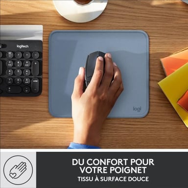 Tappetino per mouse Logitech serie Studio blu, grigio