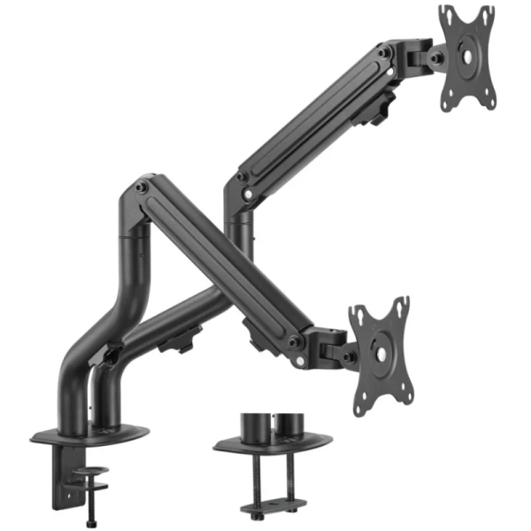 Support de table pivotant et inclinable à contrepoids Ewent pour écranTV 16 kg 2 bras 17 32 Neuf